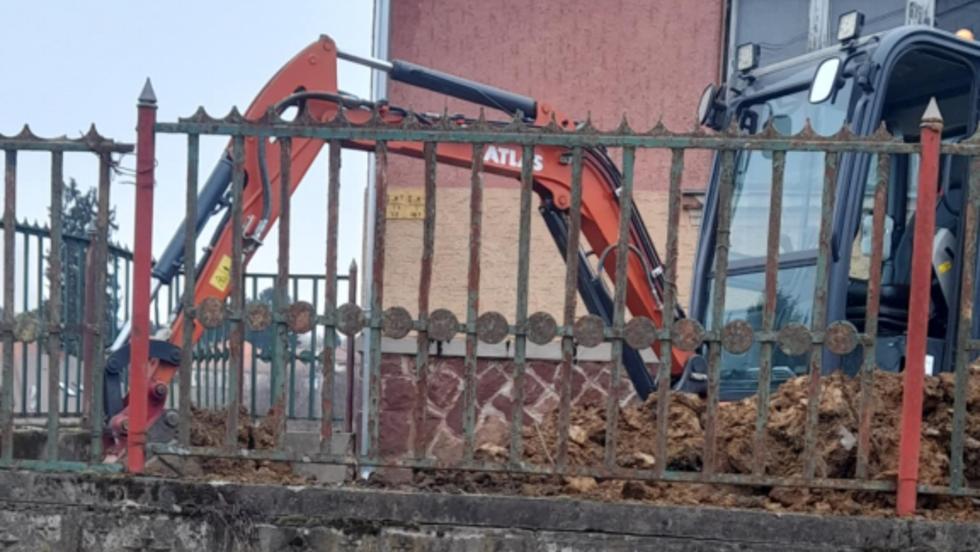 Átvágtak egy gázvezetéket Hottón Átvágtak egy gázvezetéket Hottón