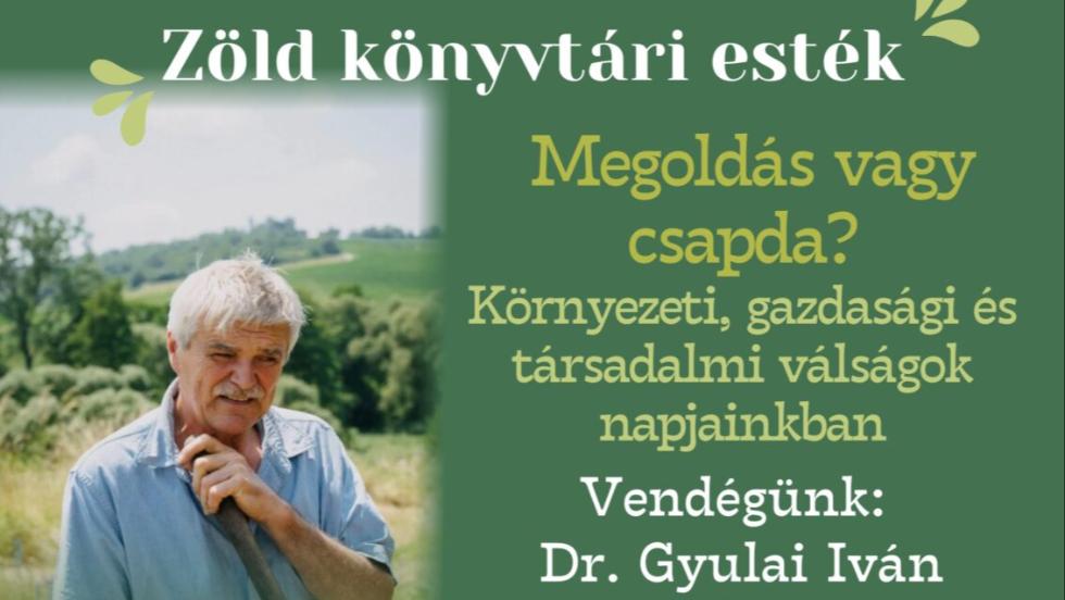 Zld knyvtri estk: Dr. Gyulai Ivn kolgus tart eladst Zalaegerszegen