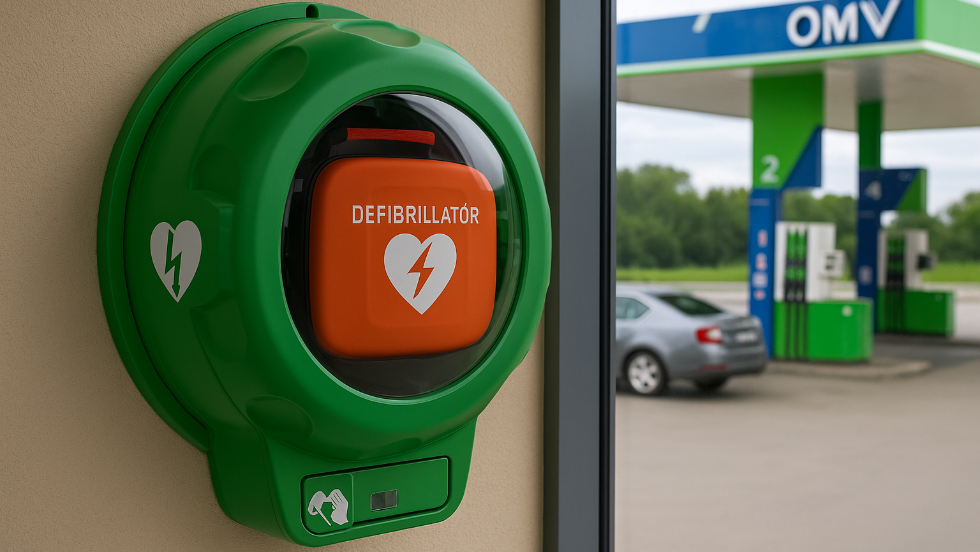 Defibrillátorokat telepített az OMV az autópályák mentén üzemelő benzinkútjain
Defibrillátorokat telepített az OMV az autópályák mentén üzemelő benzinkútjain