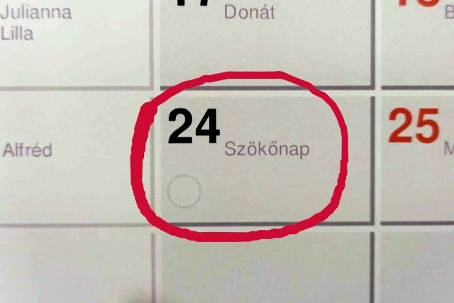 Ezrt nincs a mai napon senkinek nvnapja