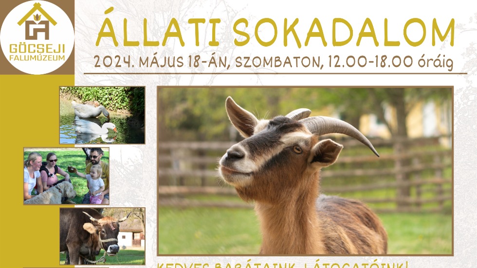 Állati sokadalom a Göcseji Falumúzeumban Állati sokadalom a Göcseji Falumúzeumban