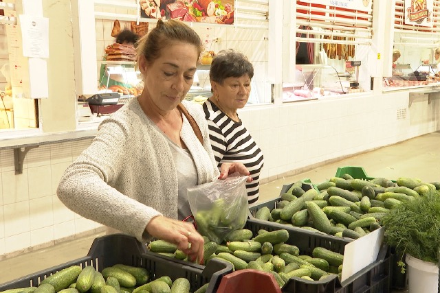 Uborkaszezon van a zalaegerszegi piacon