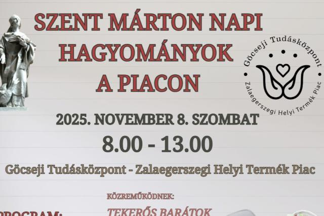 Szent Márton-napi hagyományok a Göcseji Tudásközpontban Szent Márton-napi hagyományok a Göcseji Tudásközpontban