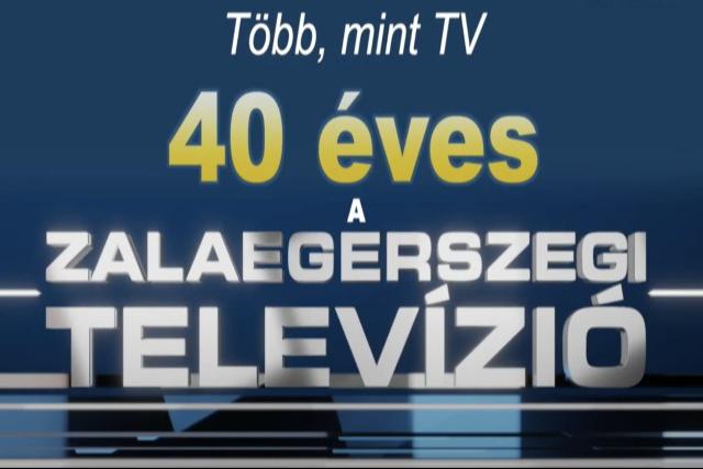 A Zalaegerszegi Televízió, ahogyan még sohasem látta – 40 év története egy rendhagyó dokumentumfilmben A Zalaegerszegi Televízió, ahogyan még sohasem látta – 40 év története egy rendhagyó dokumentumfilmben