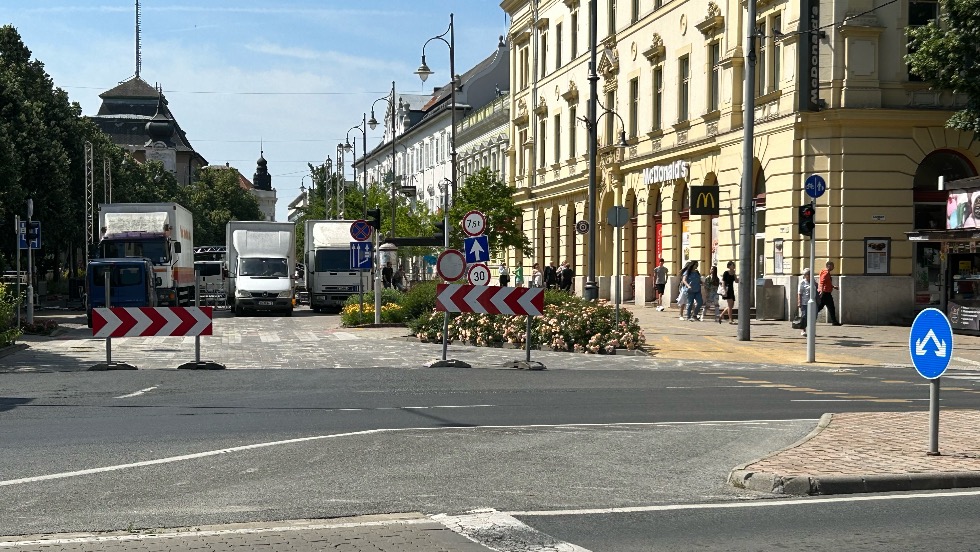 Forgalmirend-vltozsok az EgerszegFeszt ideje alatt 