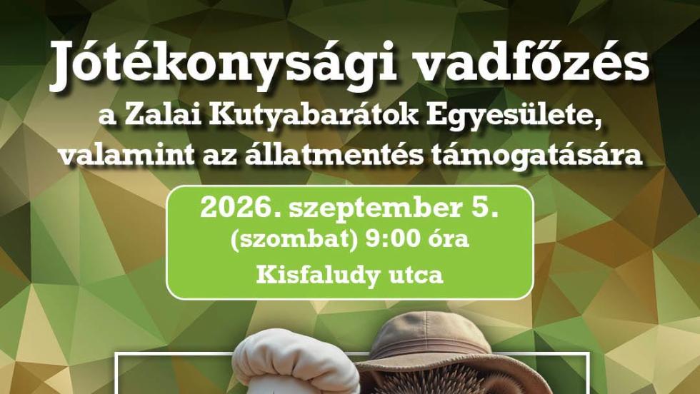 Vadpörkölt és Borfesztivál: augusztus 21-ig lehet jelentkezni a jótékonysági vadfőzésre Vadpörkölt és Borfesztivál: augusztus 21-ig lehet jelentkezni a jótékonysági vadfőzésre