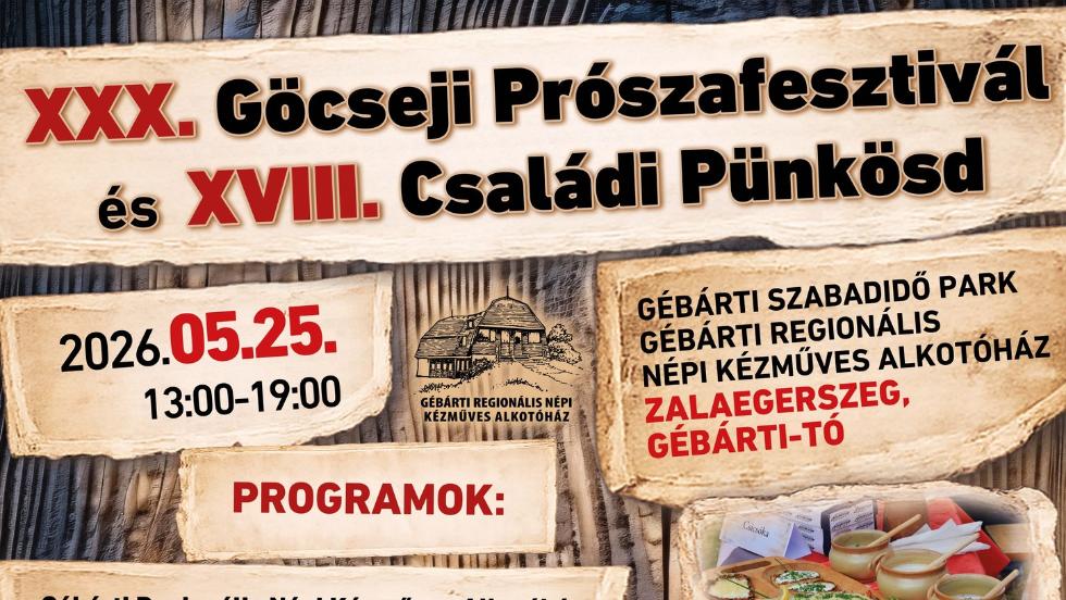 XXX. G�cseji Pr�szafesztiv�l �s XVIII. Csal�di P�nk�sd

