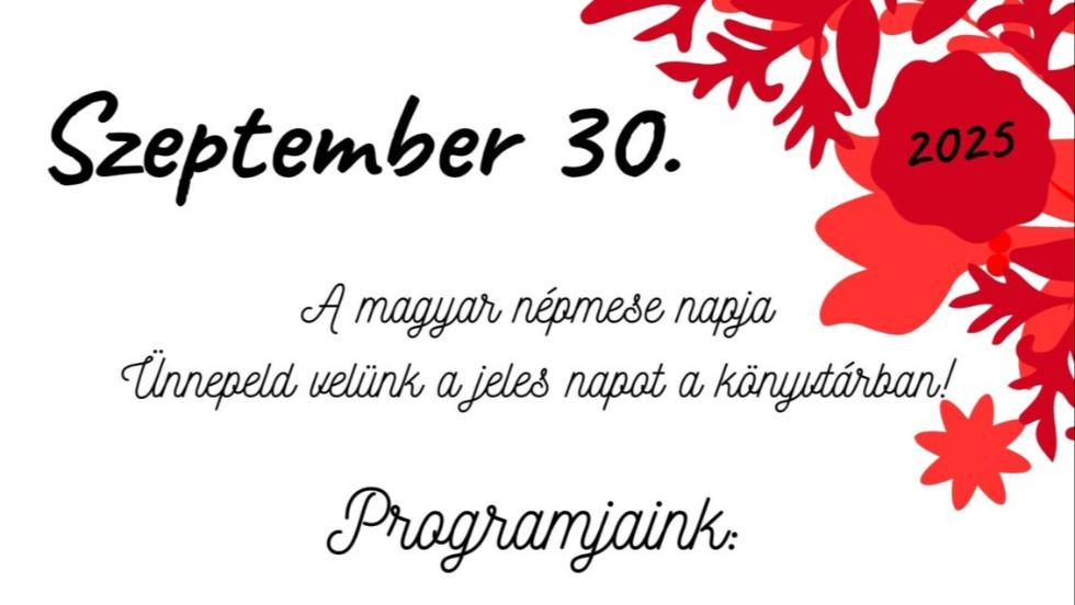 A magyar npmese napja a Dek-knyvtrban
