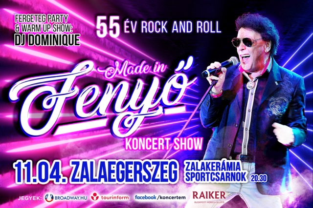 55 év rock and roll – Fenyő Miklós koncertshow Zalaegerszegen 