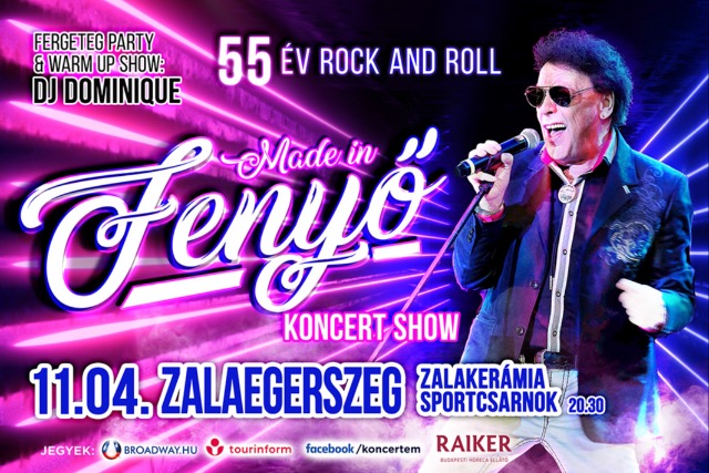 55 v rock and roll – Feny Mikls koncertshow Zalaegerszegen 