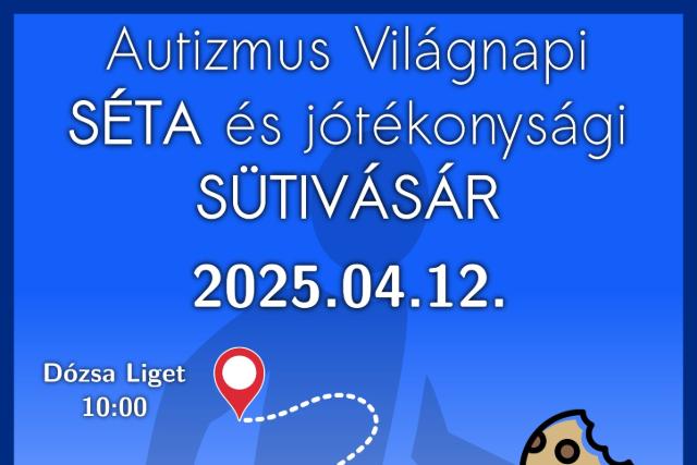 Jótékonysági séta és sütivásár Zalaegerszegen az autizmussal élőkért Jótékonysági séta és sütivásár Zalaegerszegen az autizmussal élőkért