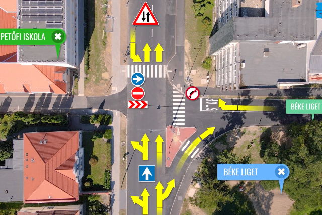 Videón mutatjuk, hogyan fog működni hétfőtől a kétirányú zalaegerszegi Kosztolányi utca Videón mutatjuk, hogyan fog működni hétfőtől a kétirányú zalaegerszegi Kosztolányi utca