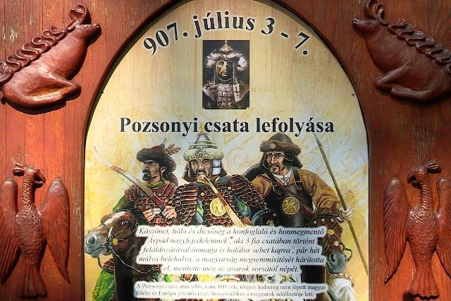 A pozsonyi csata h�seire eml�keznek Zalaegerszegen