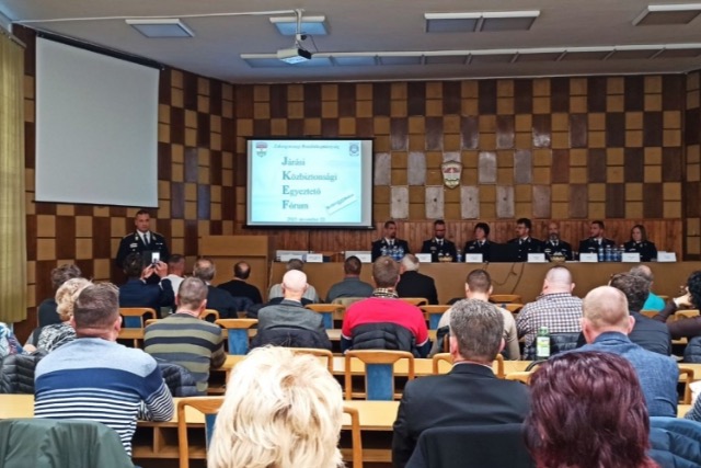 Jrsi Kzbiztonsgi Egyeztet Frumot tartottak a Zalaegerszegi Rendrkapitnysgon