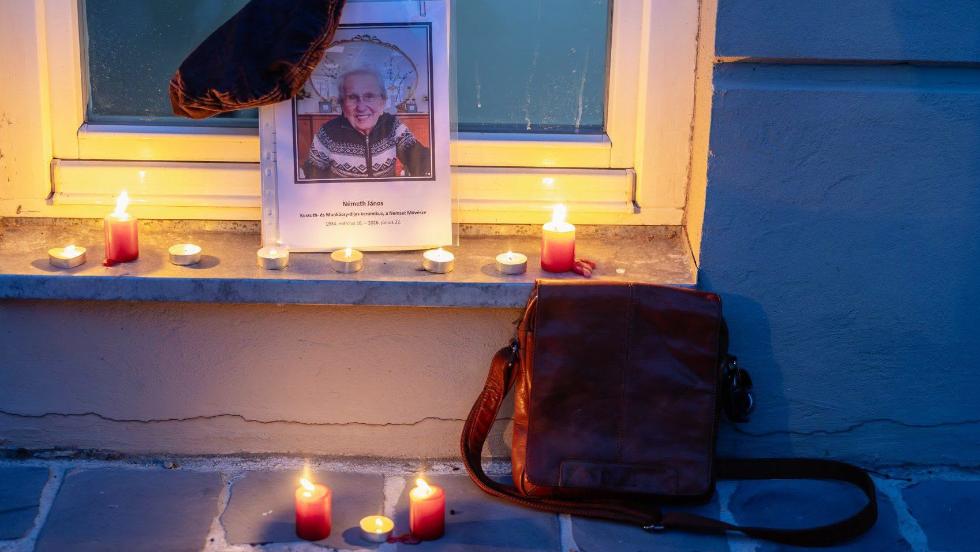 Gyertyagyújtással emlékeztek Németh Jánosra Zalaegerszegen Gyertyagyújtással emlékeztek Németh Jánosra Zalaegerszegen