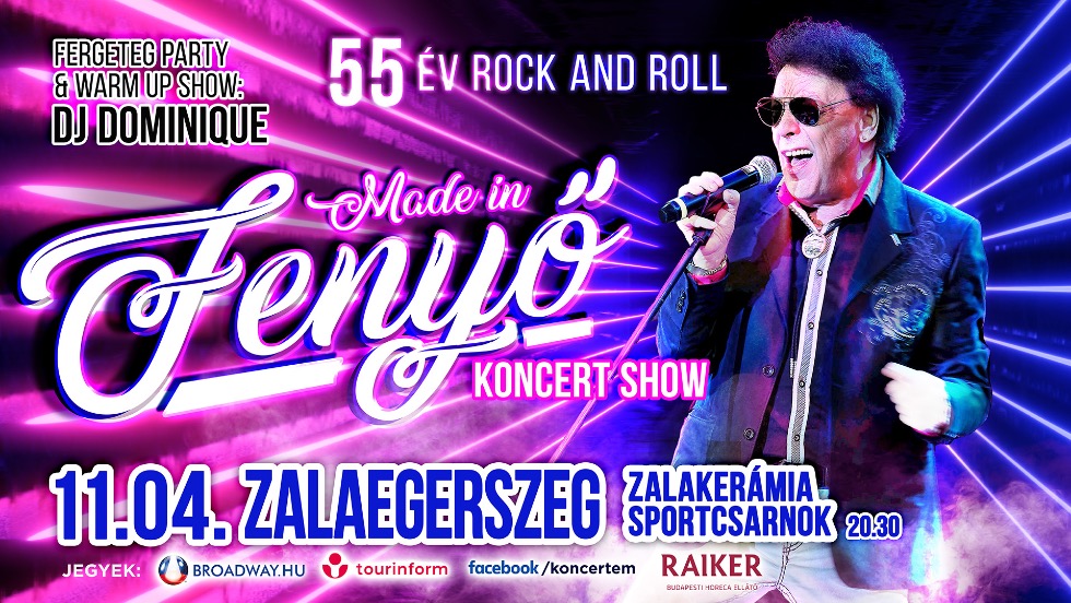 55 v rock and roll – Feny Mikls koncertshow Zalaegerszegen 