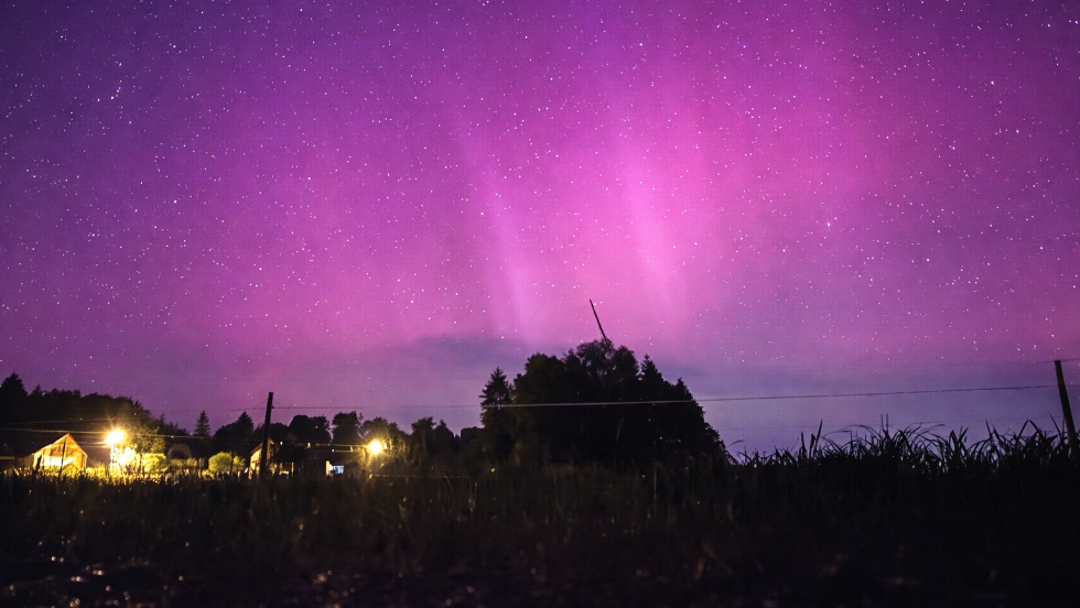 Szombat este ismét látszott a sarki fény Magyarországról Szombat este ismét látszott a sarki fény Magyarországról