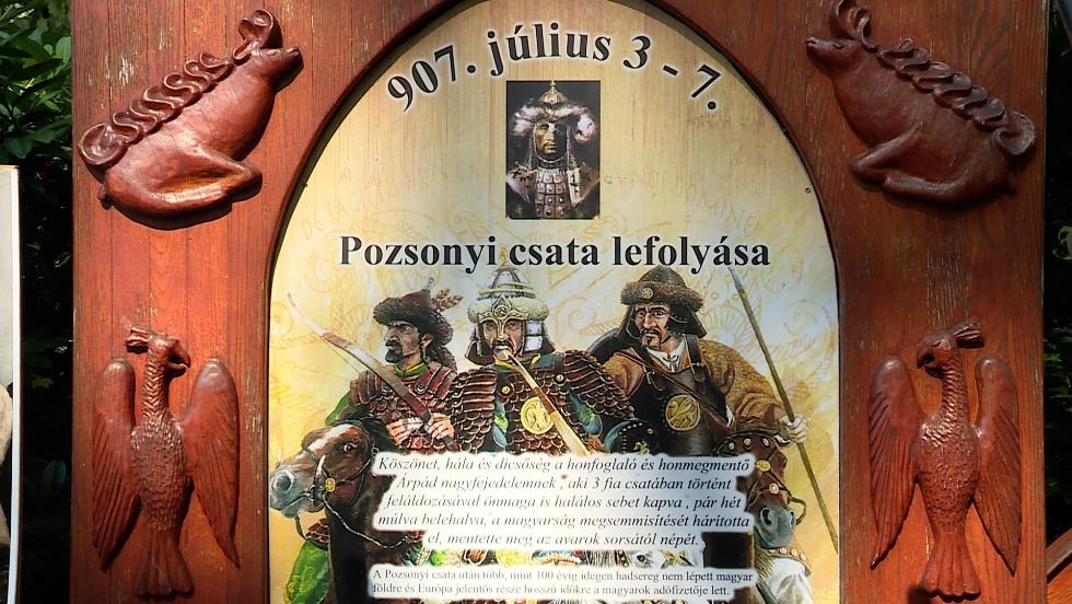 A pozsonyi csata h�seire eml�keznek Zalaegerszegen