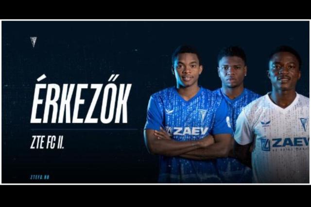H�rom fiatal �rkez� a ZTE FC II-n�l – a feljut�s a c�l