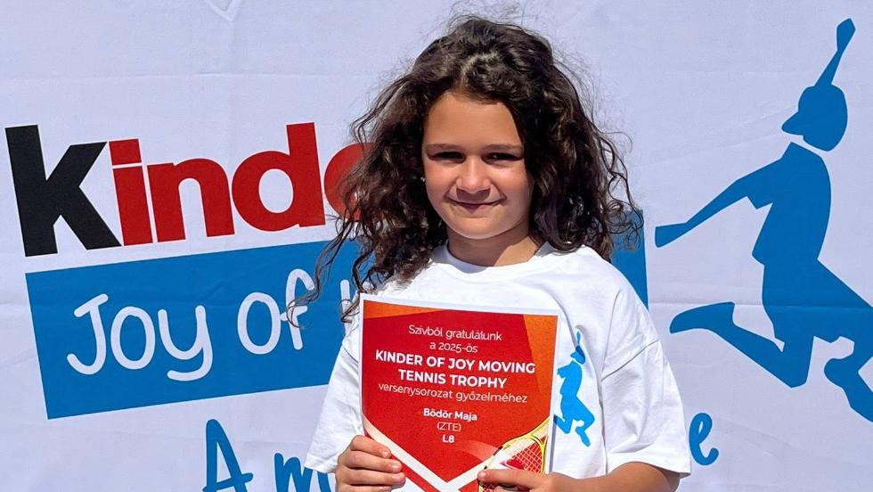 Bdr Maja veretlenl lett orszgos bajnok a Kinder Tennis Trophy sorozatban
