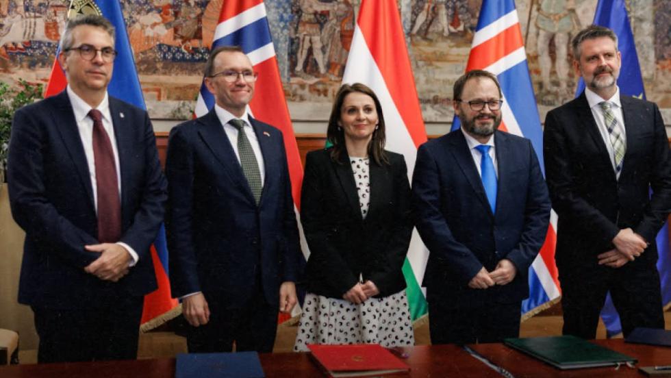 Al��rt�k a meg�llapod�st: 92 milli�rd forint �rkezik a Norv�g Alapon kereszt�l
