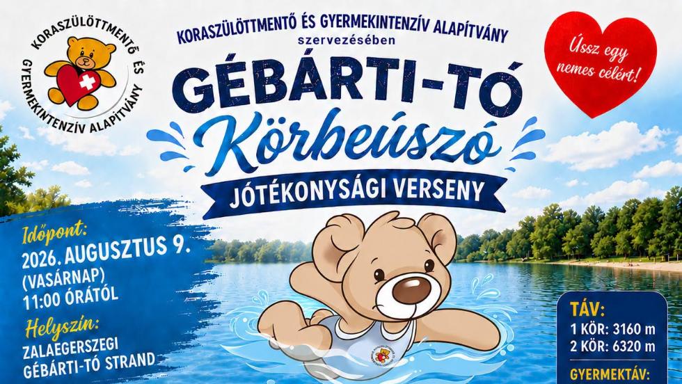 Gébárti-tó Körbeúszó Jótékonysági Verseny
Gébárti-tó Körbeúszó Jótékonysági Verseny