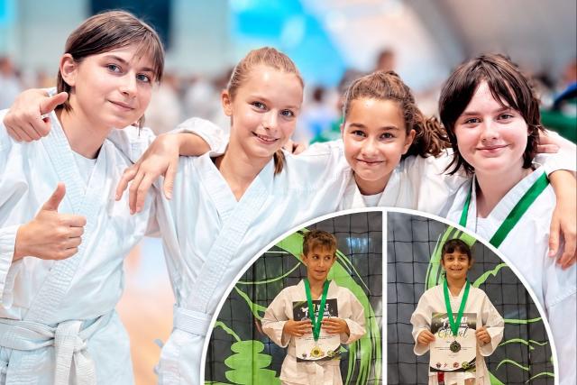 Tizenegy �rmet szereztek Ajk�n a Kertv�rosi Karate Suli versenyz�i