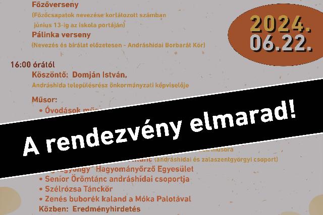 Elmarad a Szent Iván-éji program Andráshidán Elmarad a Szent Iván-éji program Andráshidán