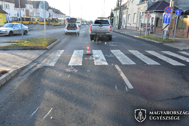 Gyalogost g�zolt a zebr�n a zalaegerszegi f�rfi – v�dat emeltek 
