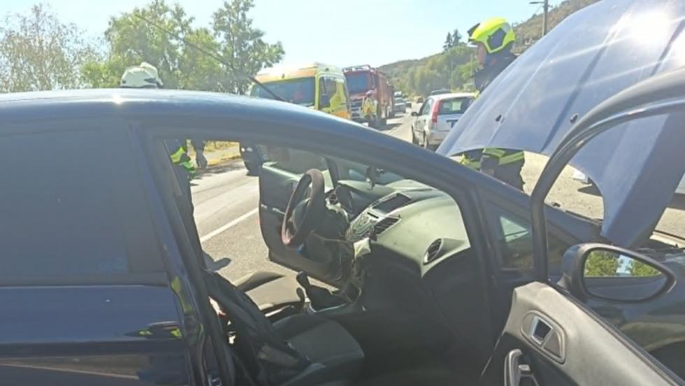Összeütközött két autó Balatongyörökön Összeütközött két autó Balatongyörökön