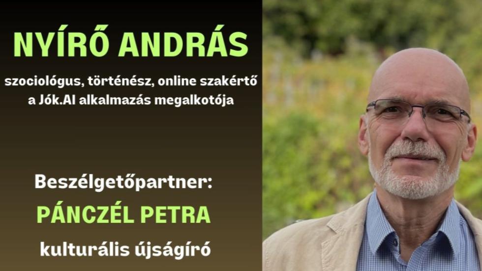 A mesterséges intelligencia és a Jók.AI Labor – Nyírő András előadása A mesterséges intelligencia és a Jók.AI Labor – Nyírő András előadása