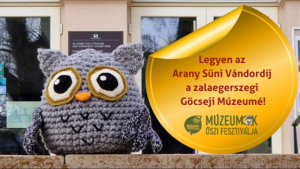 A Facebookon dől el az Arany Süni Vándordíj sorsa – a Göcseji Múzeum is versenyben van A Facebookon dől el az Arany Süni Vándordíj sorsa – a Göcseji Múzeum is versenyben van