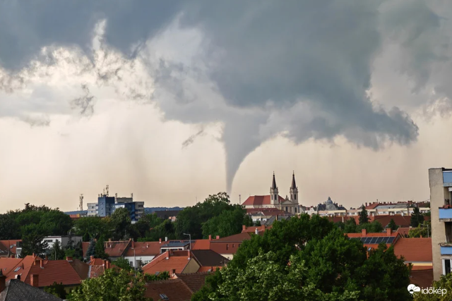 Tornd csapott le Szombathelyre