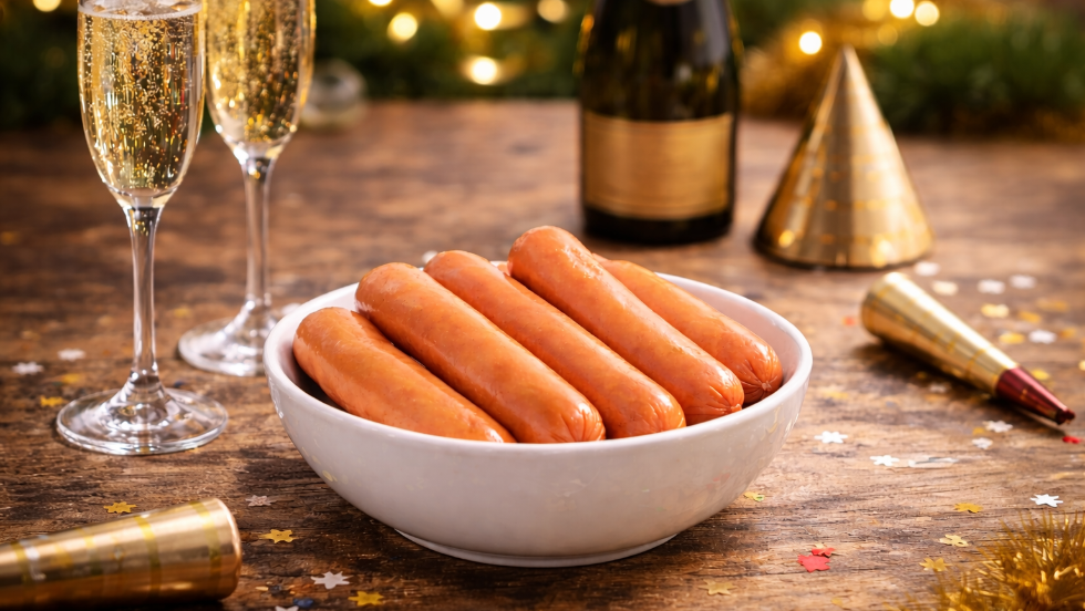 Ezért kell virslit enni újévkor, a szárnyas hátrafelé kapar, a malac előre túr Ezért kell virslit enni újévkor, a szárnyas hátrafelé kapar, a malac előre túr