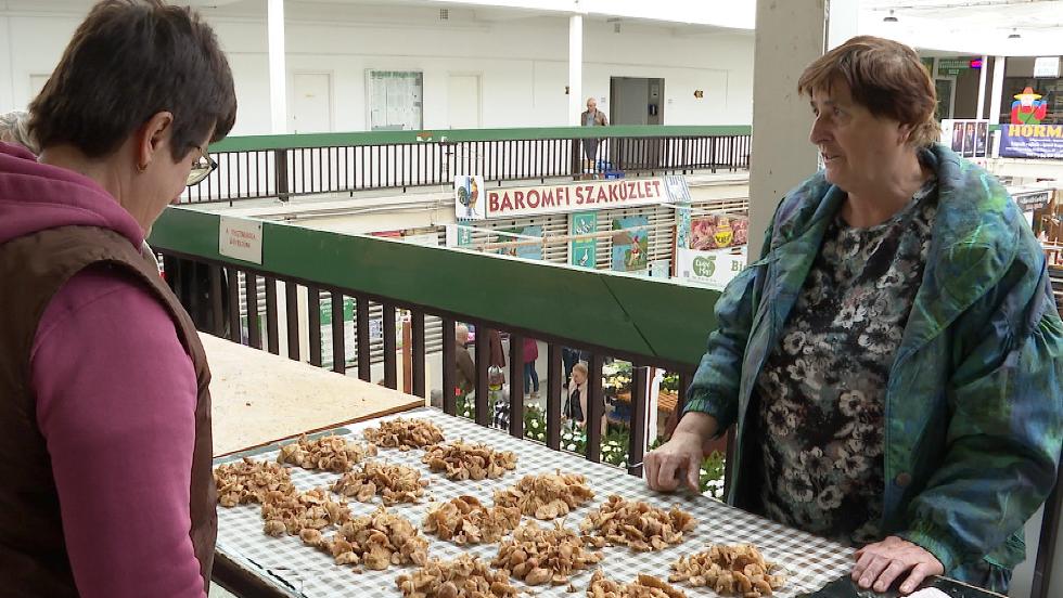 Gombavásár a zalaegerszegi piacon Gombavásár a zalaegerszegi piacon