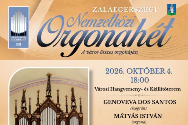 A Zalaegerszegi Nemzetk�zi Orgonah�t z�r�hangversenye
