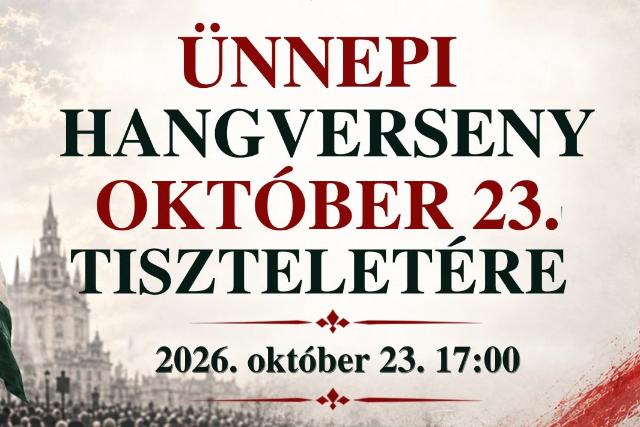 �nnepi hangverseny okt�ber 23-a tisztelet�re