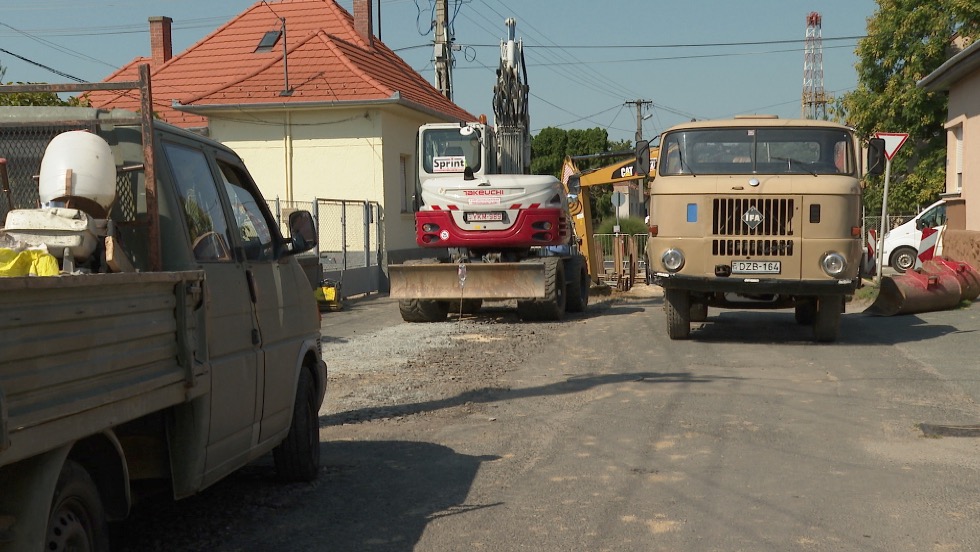 Korszerstik a zalaegerszegi Perlaki utct