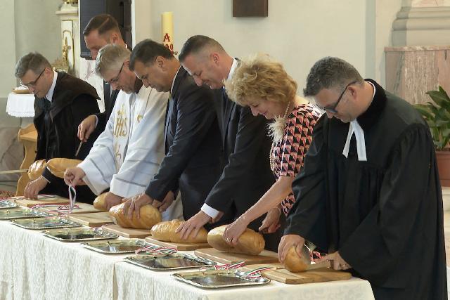 Az llamalaptsra emlkeztek a Jzus Szve Ferences Plbniatemplomban is
