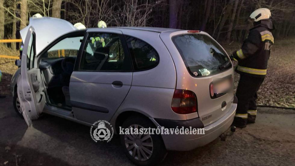 Menet kzben gyulladt ki egy aut Zalaegerszegnl