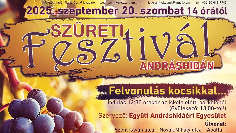 Szüreti Fesztivál Andráshidán Szüreti Fesztivál Andráshidán
