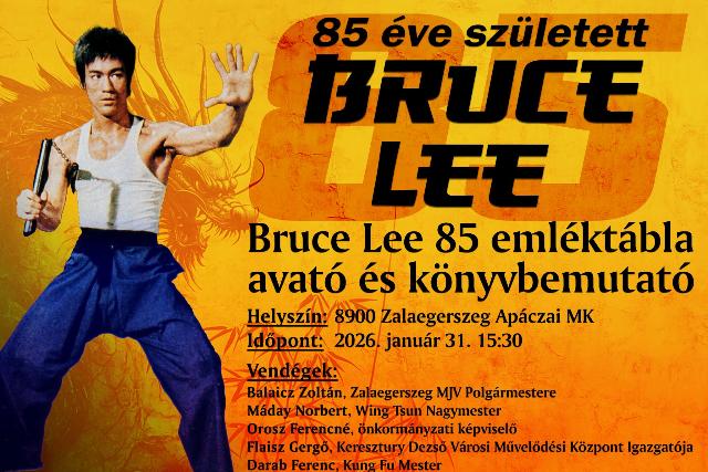 Bruce Lee 85 – eml�kt�bla-avat� �s k�nyvbemutat� Zalaegerszegen