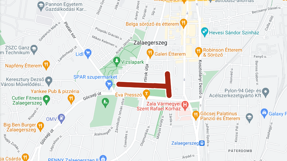 Forgalomkorltozsok lesznek Zalaegerszegen s Keszthelyen az oktber 23-i rendezvnyek miatt