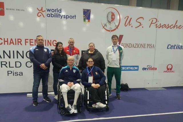 Olaszorsz�gban szerepeltek a ZVE kerekessz�kes v�v�i