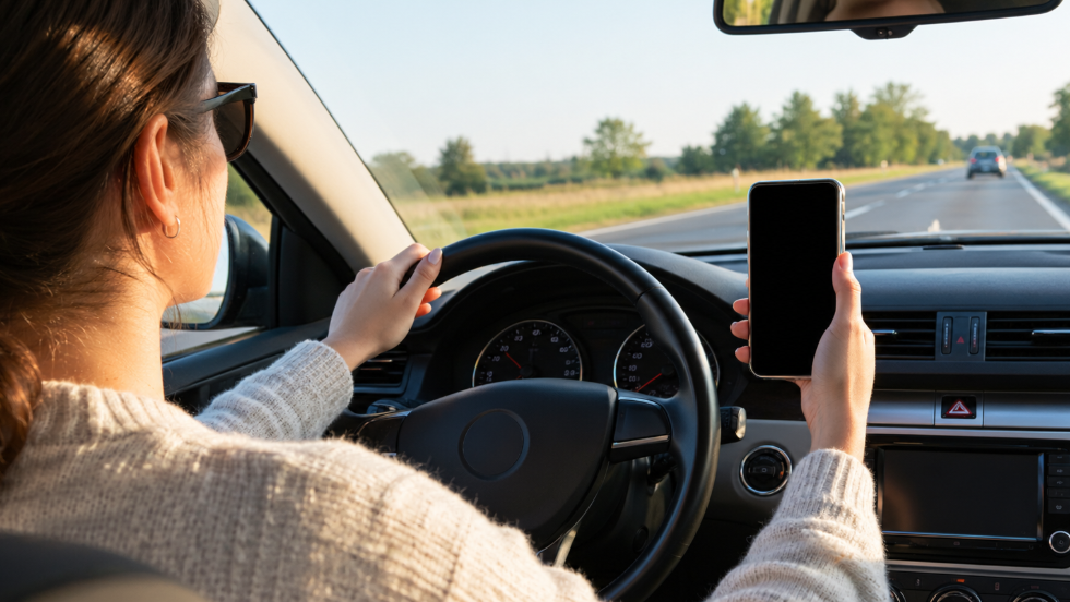 Egy hétig fokozottan ellenőrzik a mobilozó sofőröket Egy hétig fokozottan ellenőrzik a mobilozó sofőröket