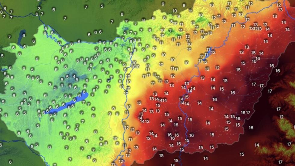 Tli hvs nyugaton, tavaszi meleg keleten – kettszakadt az orszg idjrsa