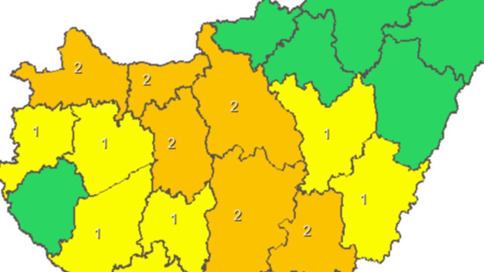 Forrsg zrja a nyarat: hsgriaszts 11 vrmegyre