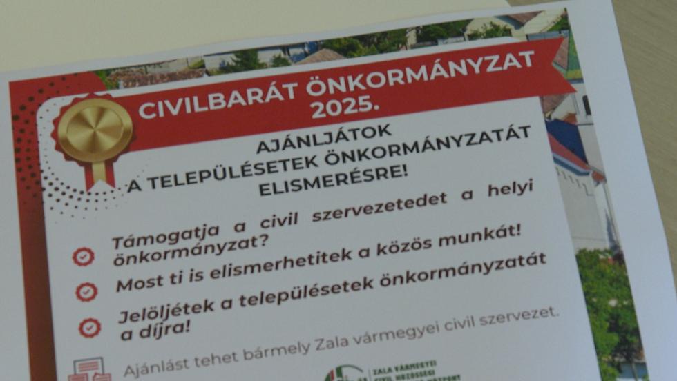 Több kategóriában várják a civilek jelöléseit Több kategóriában várják a civilek jelöléseit