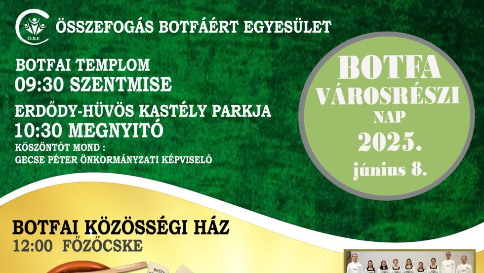 Városrészi nap Botfán Városrészi nap Botfán