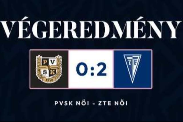 P�csett is nyert a ZTE FC n�i csapata
